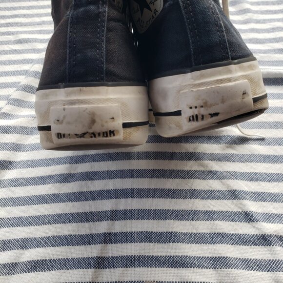 Converse Chuck Taylor All Star Hi Top Platform Sneakers Shoes Women's 8 Black - Picture 6 of 9